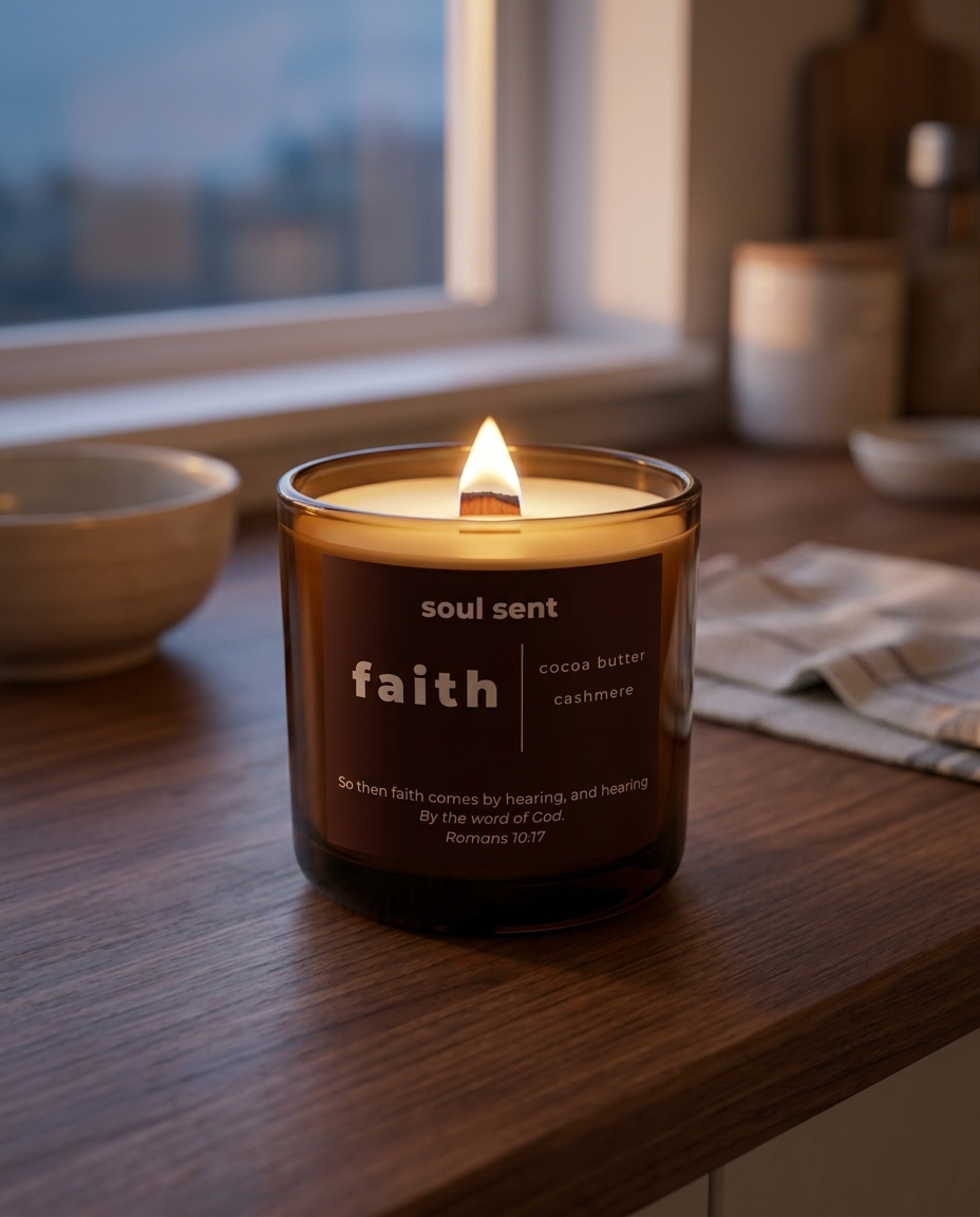 a faith ritual, in cocoa butter and cashmere