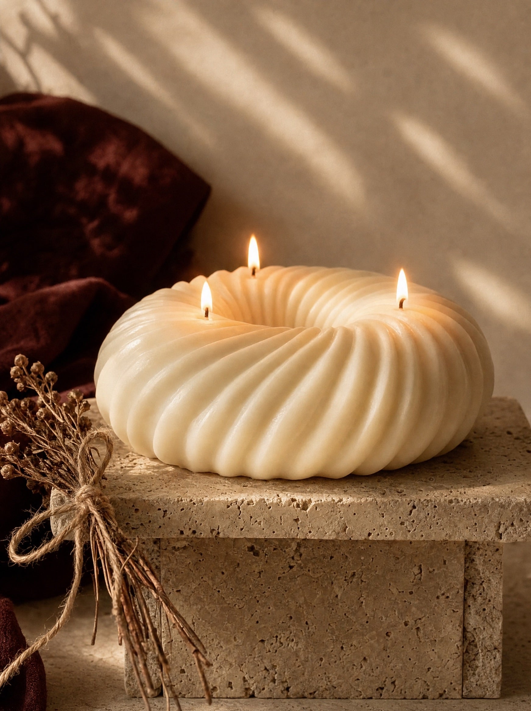 the real science behind how a sculpted candle holds its shape