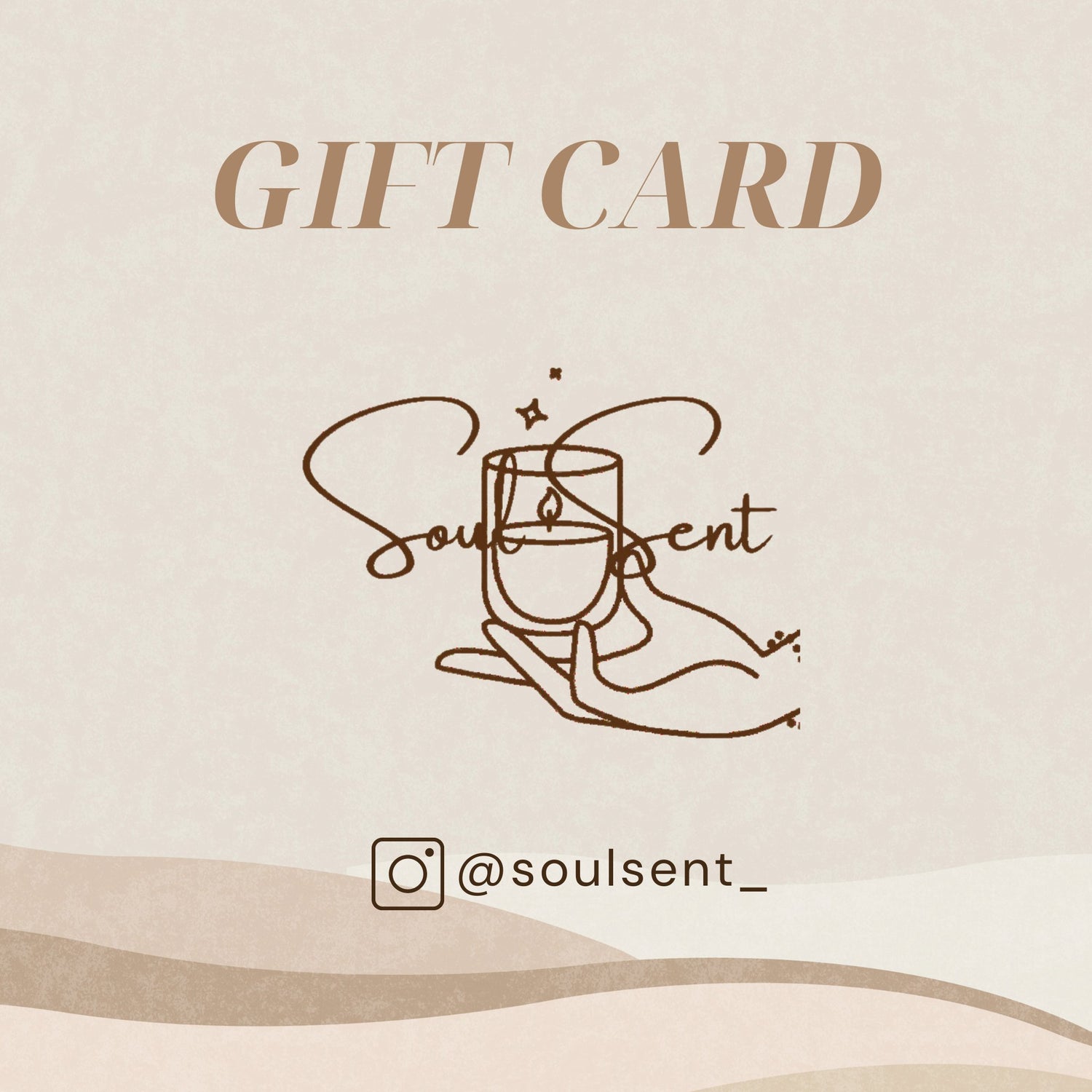 Digital Gift Card - Soul Sent