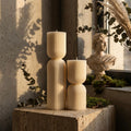 hourglass pillar candle set Soul Sent