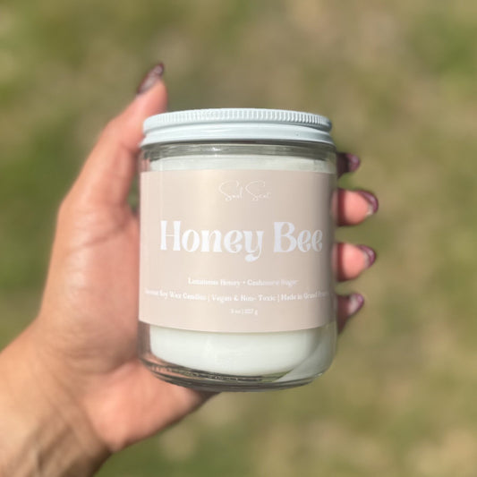 Honey Bee - Soul Sent - Candle jar