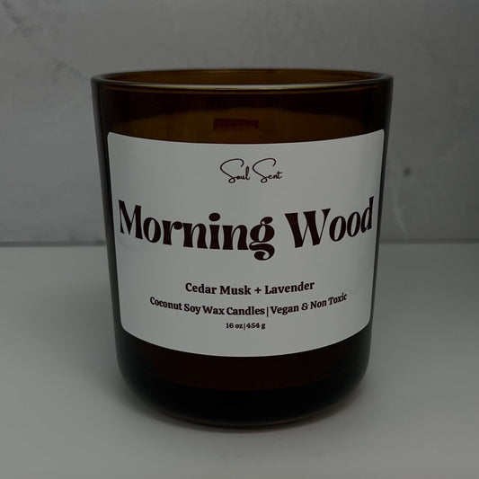 Morning Wood - Soul Sent - Candle jar